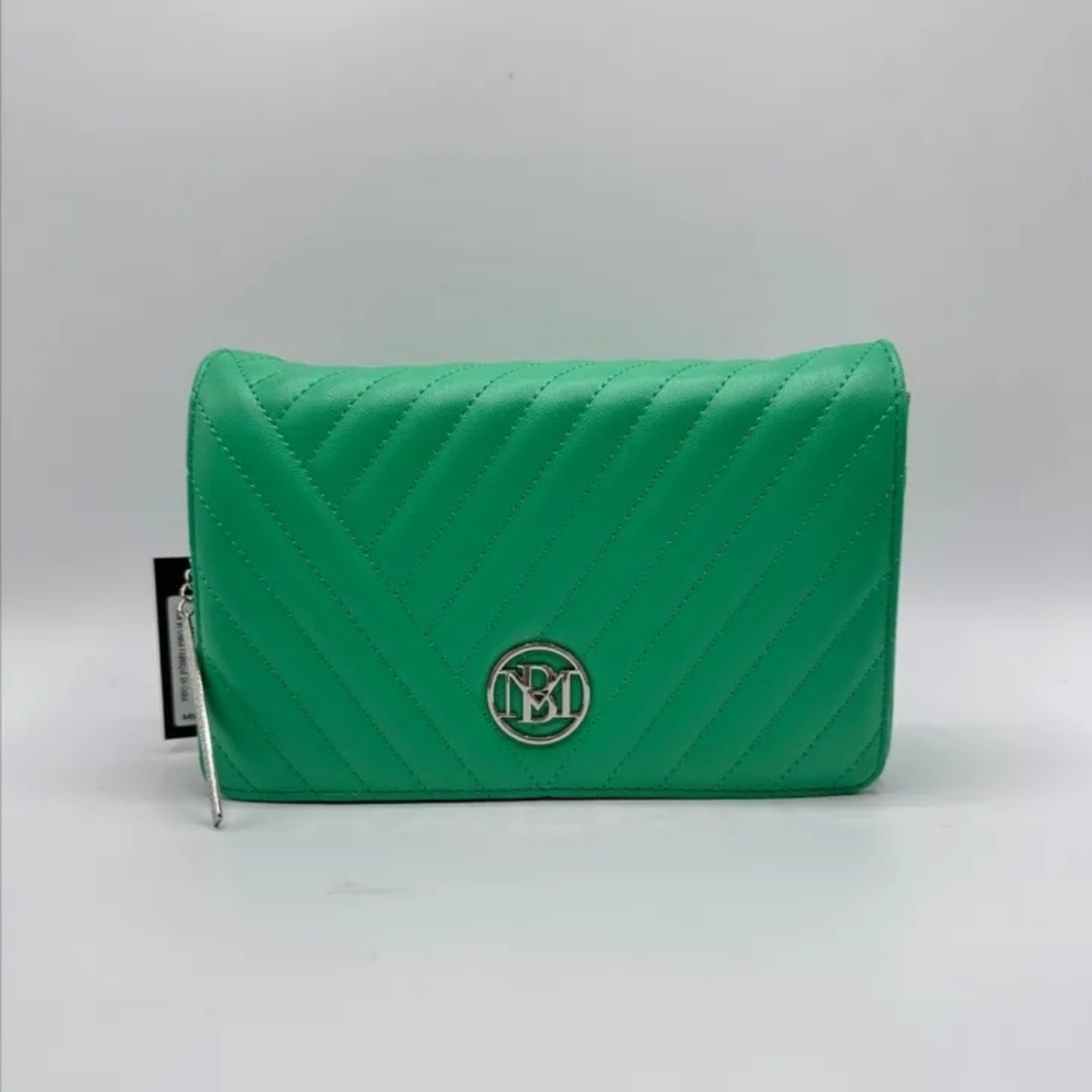 Green Quilted Women's Bag Badgley Mischka